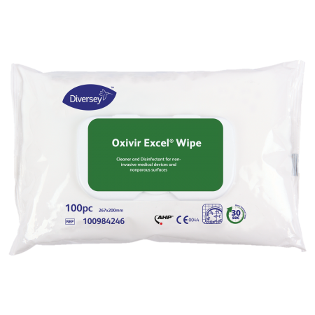 OXIVIR Excel tisztt- s ferttlent kend - virucid hats, visszazrhat - 12x100db