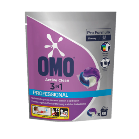 OMO Pro Formula Active Clean 3in1 kapszula - 80db