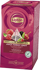 LIPTON Exclusive Selection - PRMIUM Piramis Erdei gymlcs tea 25x1.7g - Szav.id: 2023.12.31.