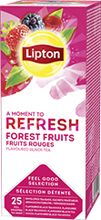 LIPTON Feel Good Selection - REFRESH Erdei gymlcs tea 25x1.6g
