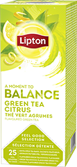 LIPTON Feel Good Selection - BALANCE Zldtea citrussal 25x1.3g