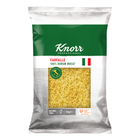 KNORR Farfalle - durum szraztszta 4x3kg - 25392201