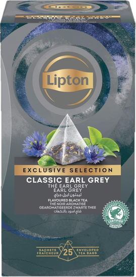 LIPTON Exclusive Selection - Earl Grey fekete tea 25x1.8g