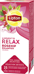 LIPTON Feel Good Selection - RELAX Csipkebogy tea 25x2.5g